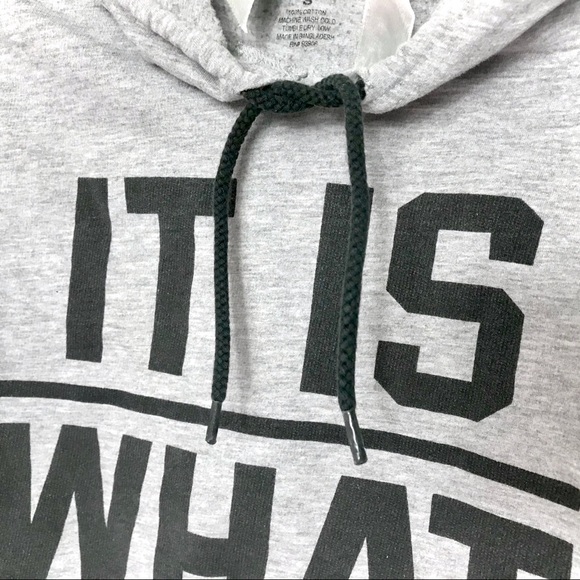 3 for $15 On Fire Juniors Heather Gray Hoodie Long Sleeve Sweatshirt Pullover - Picture 4 of 6